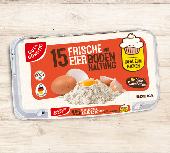 Unified design for EDEKA’s eggs - Hartmann Europe