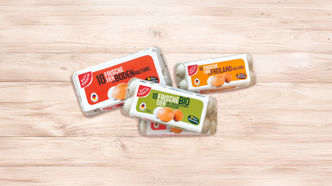 Unified design for EDEKA’s eggs - Hartmann Europe